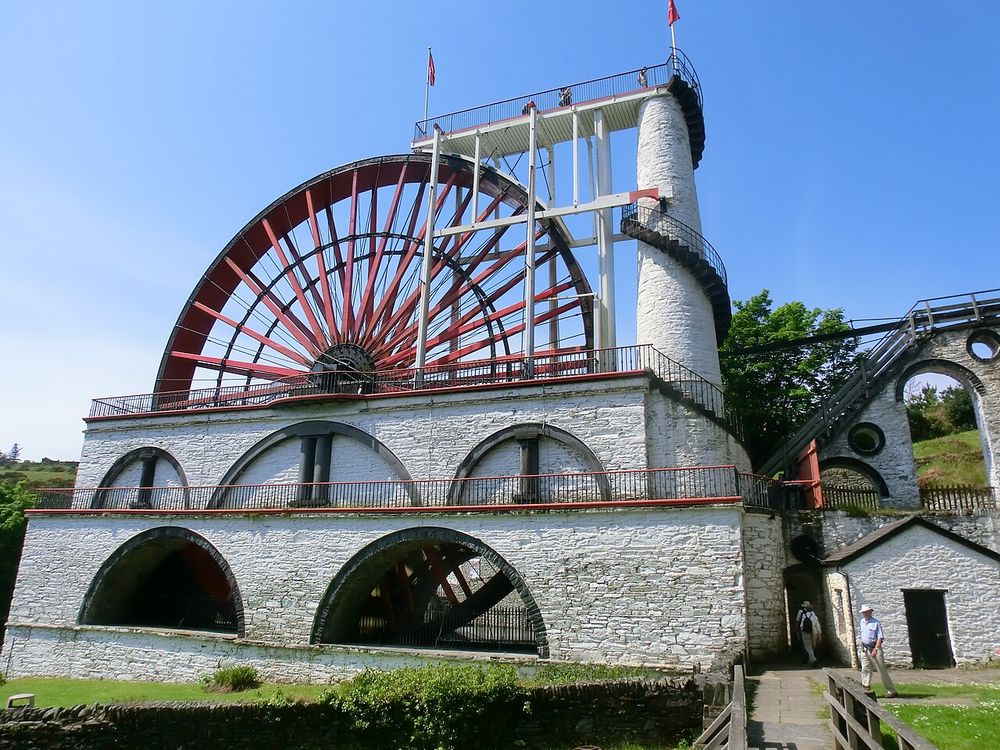 La rueda de Laxey, Laxey