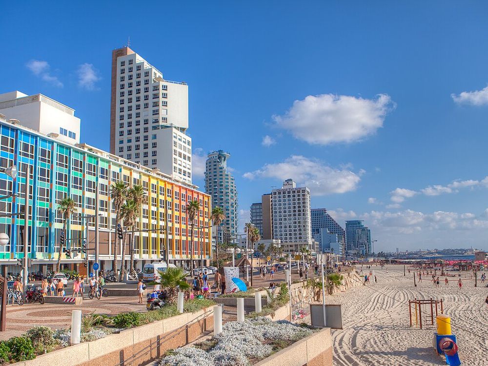 Il lungomare, Tel Aviv