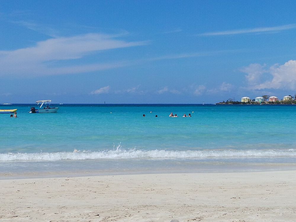 The beach at Bloody Bay, Negril, Jamaica