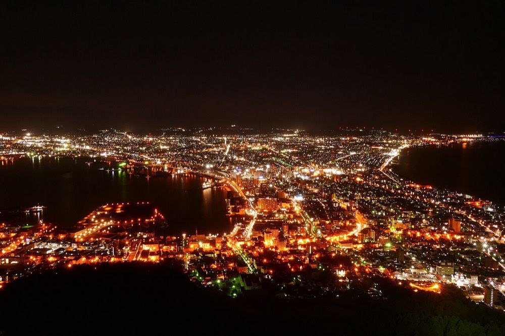 Mount Hakodate at night, Hakodate