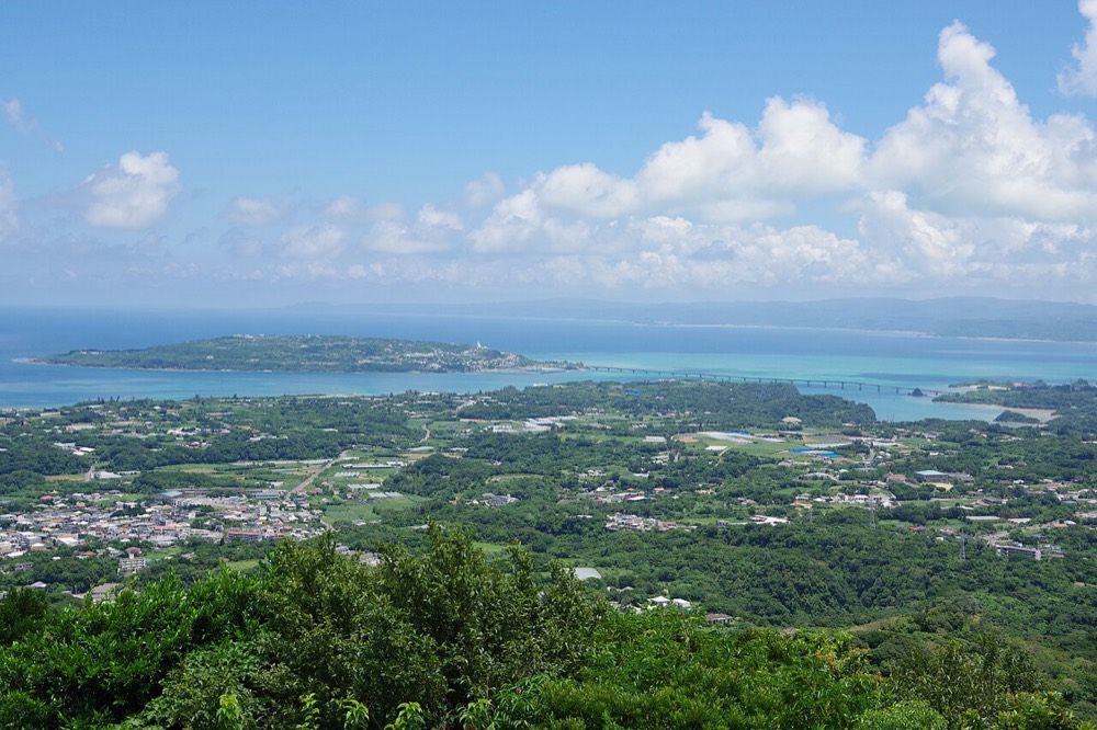 Kouri Island and Kouri Bridge, Nakijin, northern Okinawa