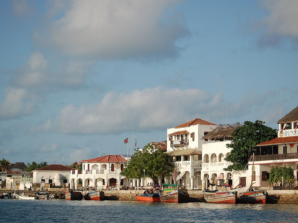 El casco antiguo de Lamu, Isla de Lamu