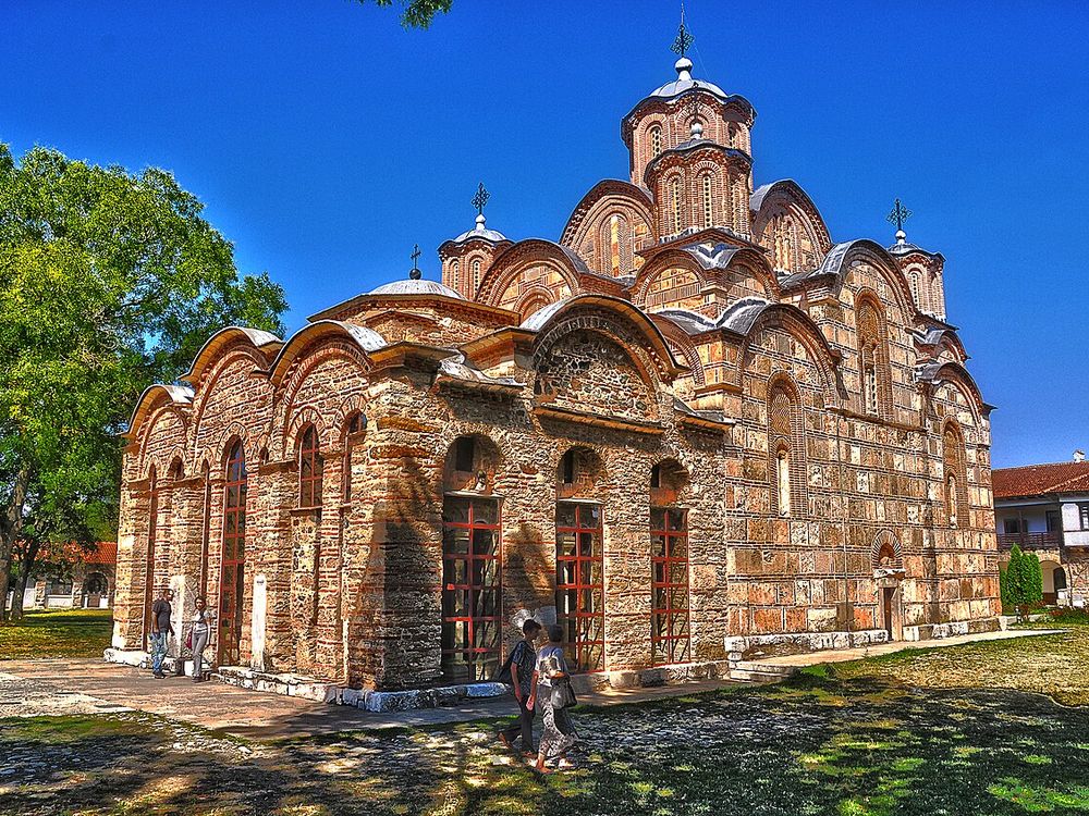 Il monastero di Gracanica, Gracanica, vicino a Pristina