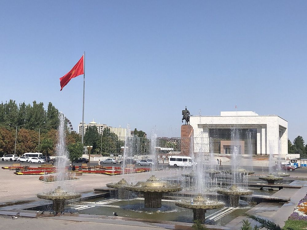 La plaza Ala-Too, Biskek