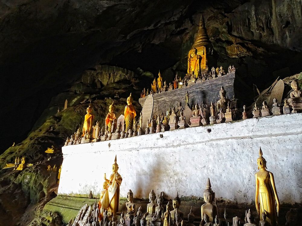 Las cuevas de Pak Ou, En el Mekong, al norte de Luang Prabang