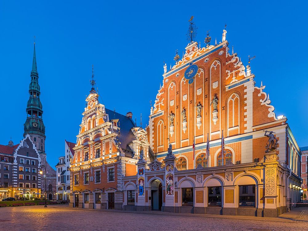 La Casa de los Cabezas Negras, Casco antiguo, Riga