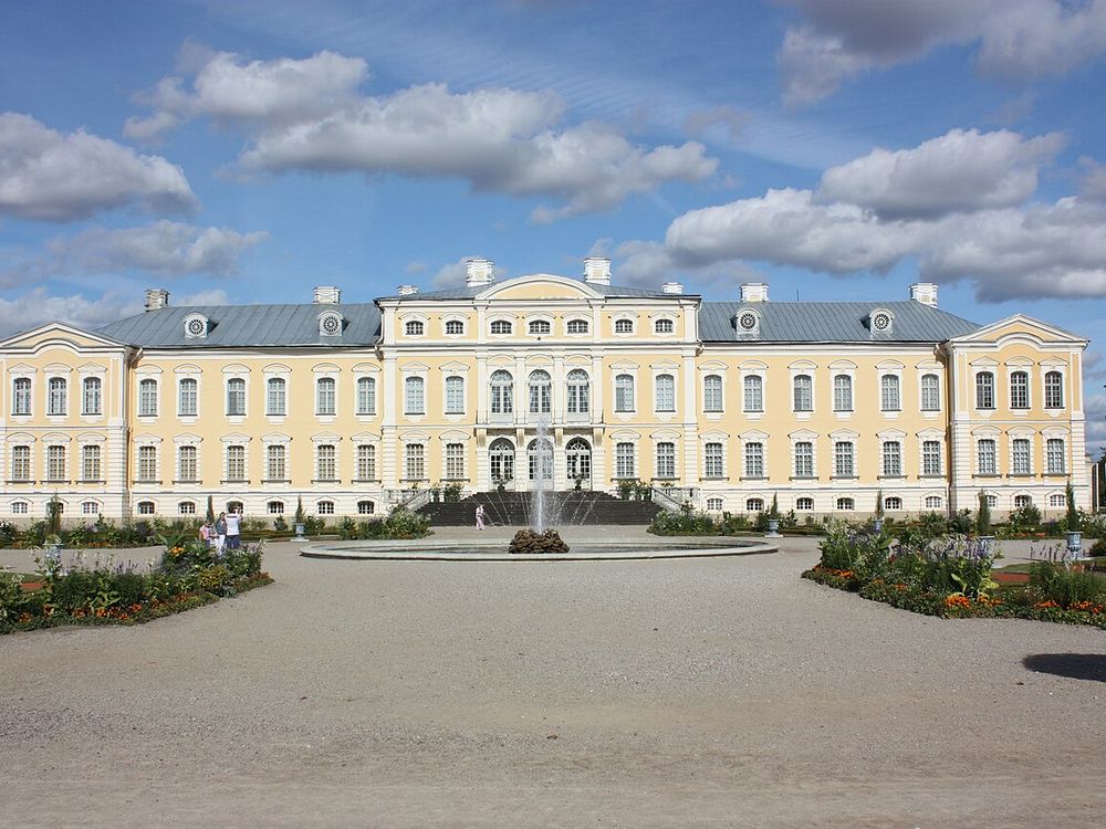 El palacio de Rundale, Pilsrundale, Zemgale