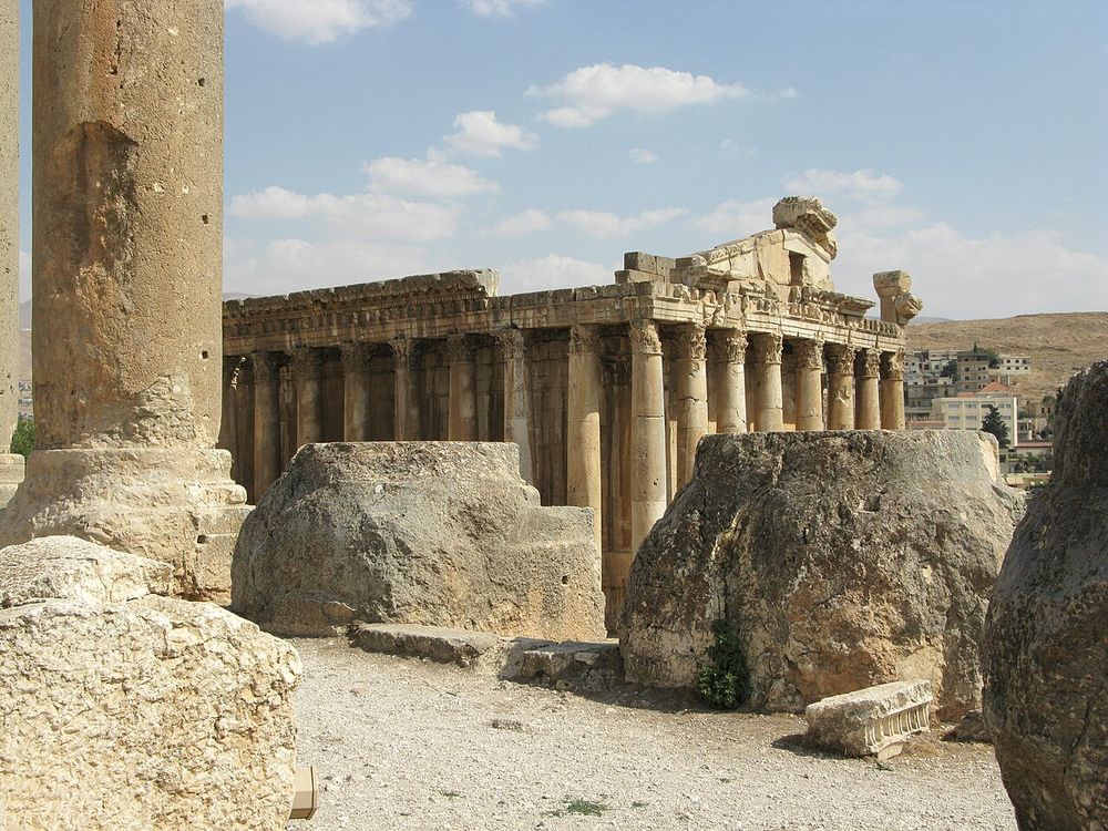I templi romani di Baalbek, Valle della Bekaa