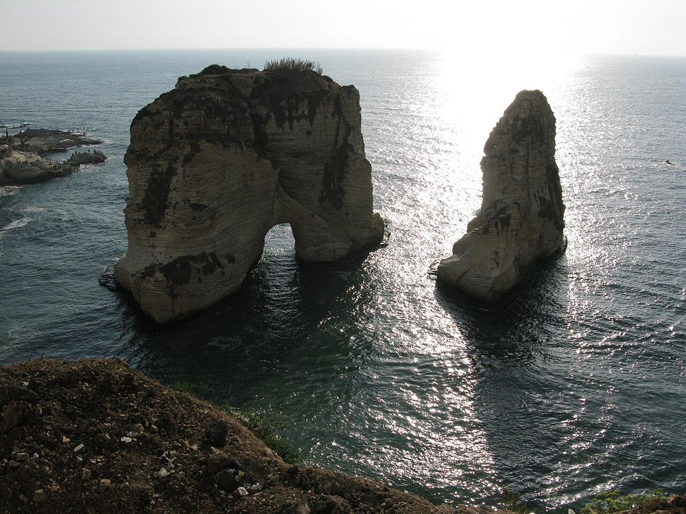 Gli scogli dei Piccioni, Raouche, Beirut