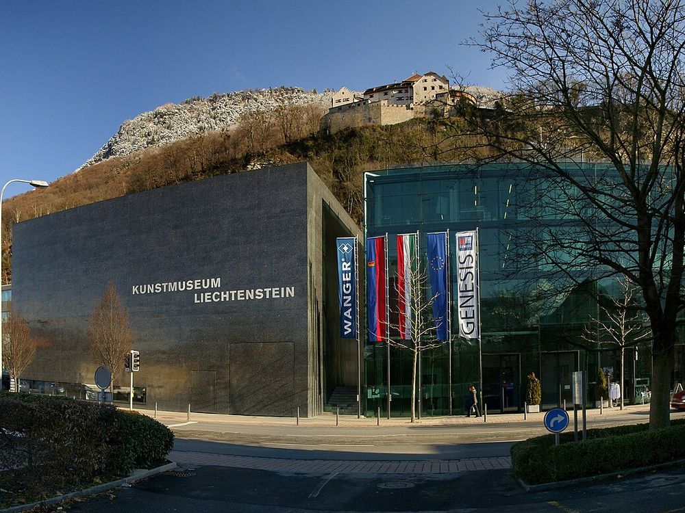 Il Kunstmuseum e lo Städtle, Vaduz