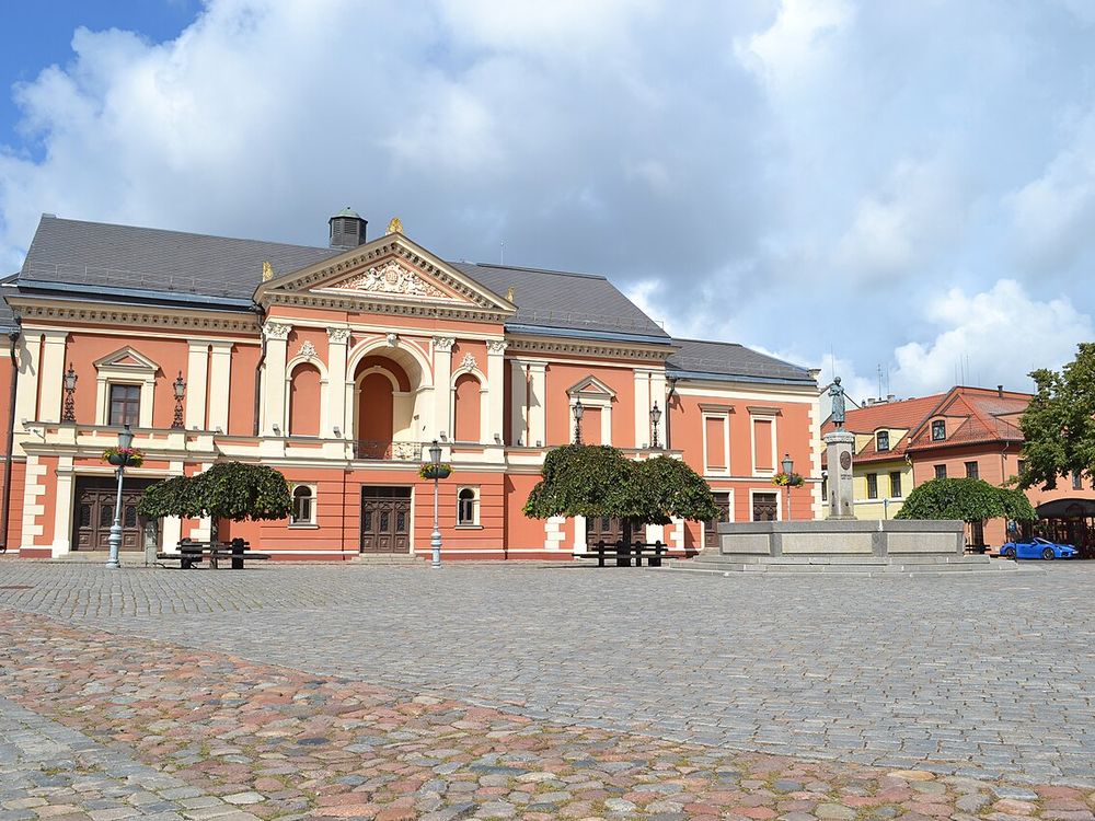 La plaza del Teatro, Klaipeda