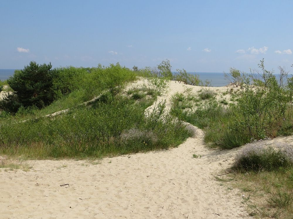 La duna de Parnidis, Nida, istmo de Curlandia