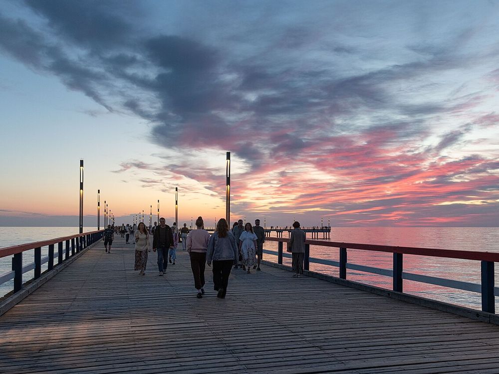 El muelle de Palanga, Palanga