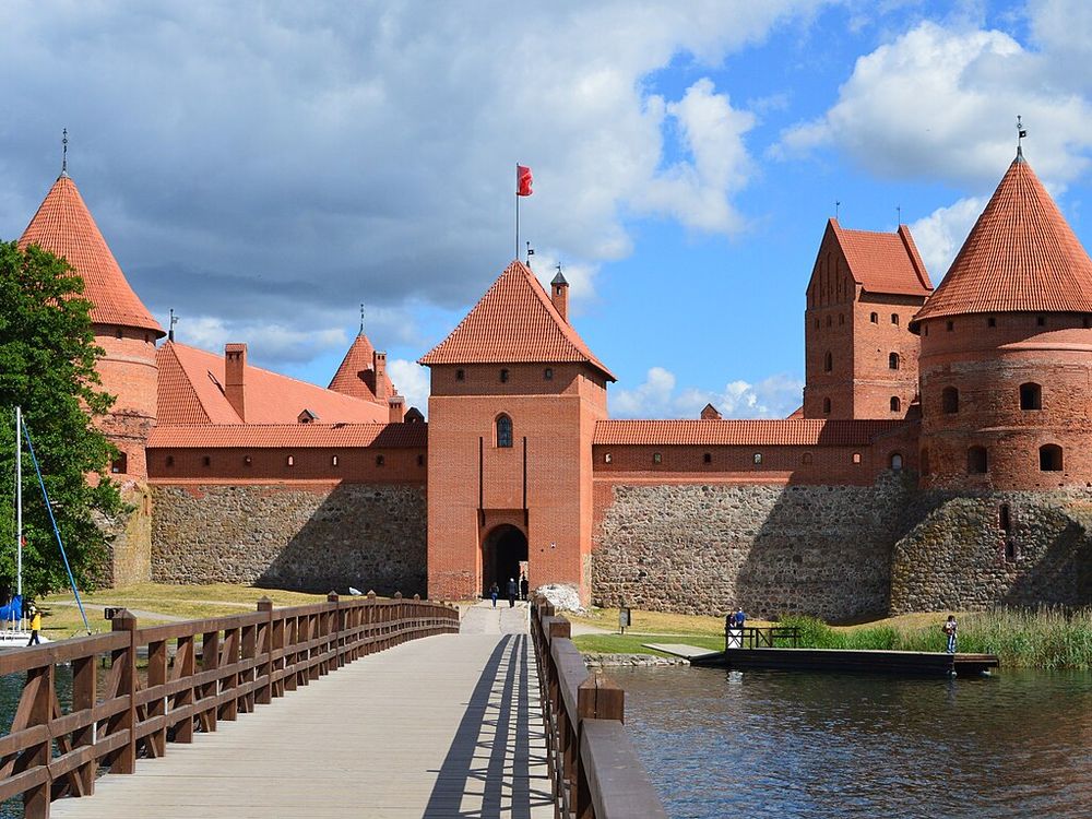 El castillo de la isla de Trakai, Trakai