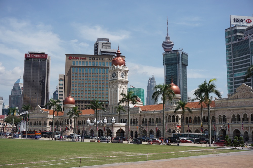 Merdeka Square and Sultan Abdul Samad Building, Old town, near Masjid Jamek