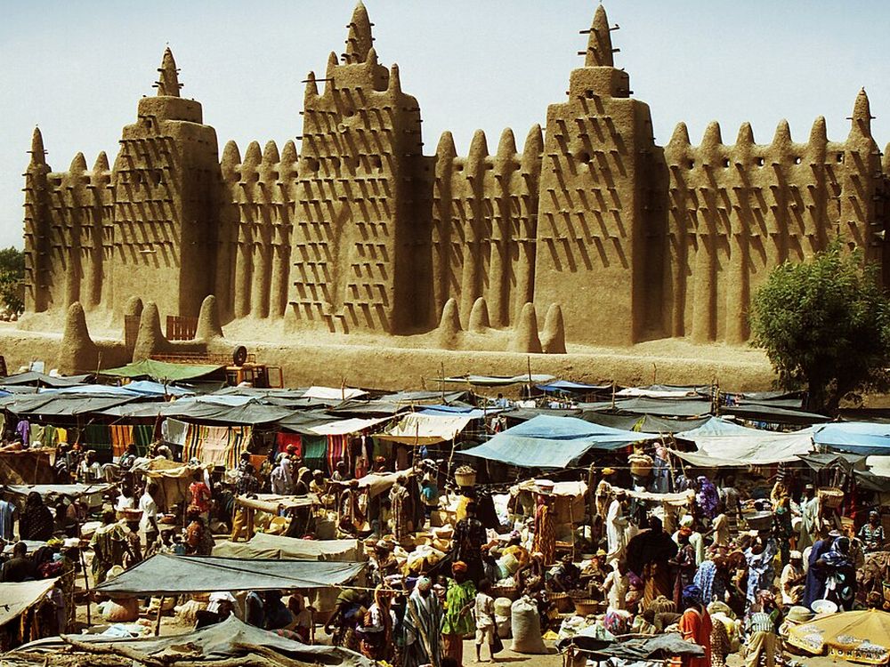 La Grande Moschea di Djenné, Djenné