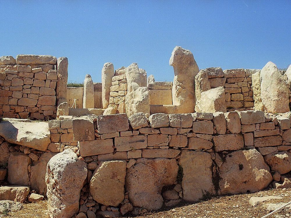 I templi di Ħaġar Qim e Mnajdra, Costa sud, vicino a Qrendi