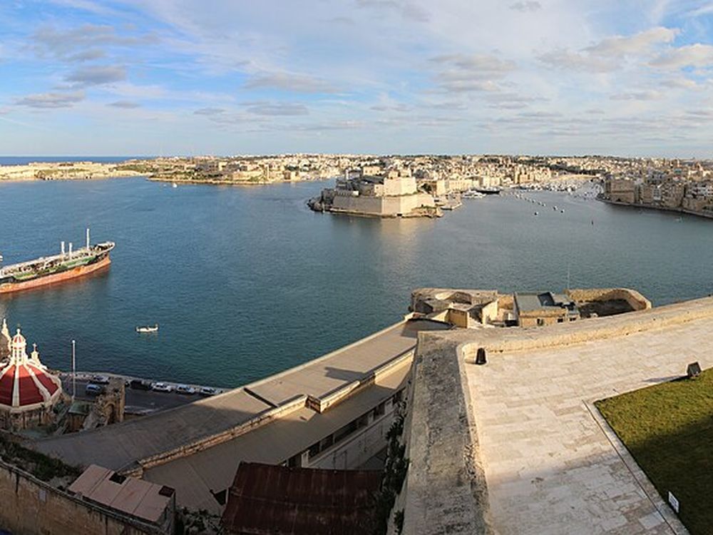 Gli Upper Barrakka Gardens e il Grand Harbour, La Valletta