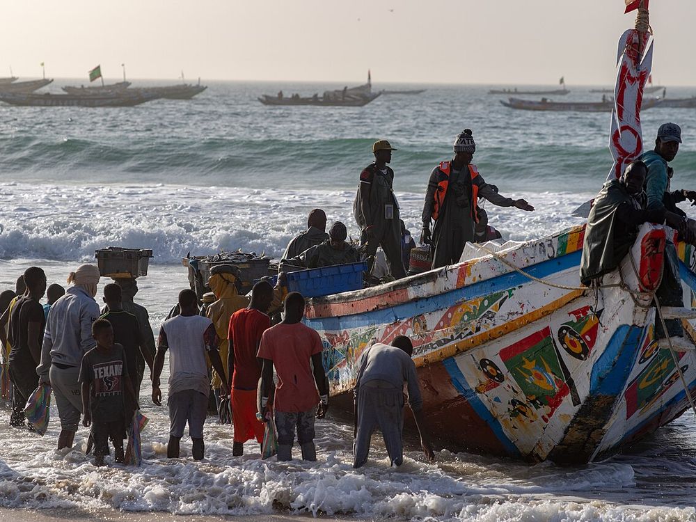 La playa de pescadores, Nuakchot