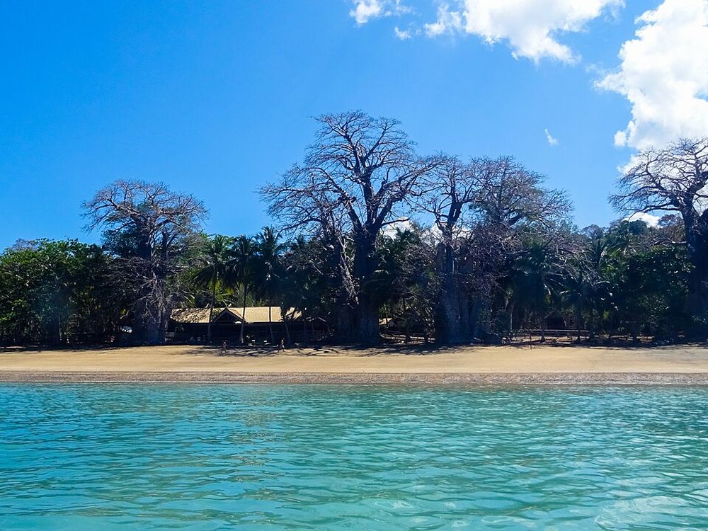 La playa de N'Gouja, Kani-Kéli, suroeste