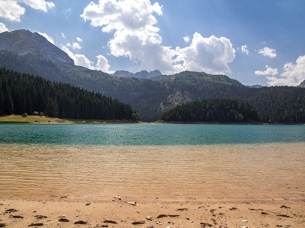O Lago Negro em Durmitor, Zabljak