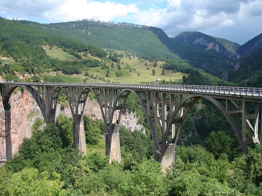 Ponte Durdevica Tara, Cânion do rio Tara