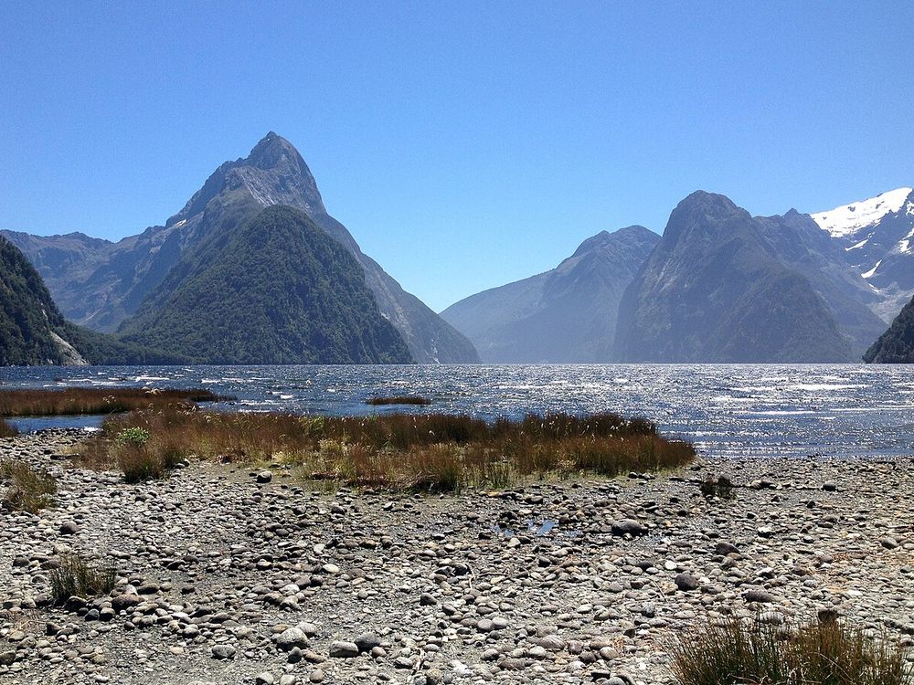Milford Sound i el Mitre Peak, Fiordland