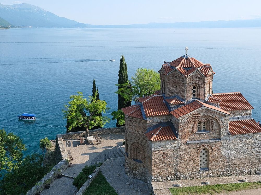 A Igreja de São João em Kaneo, Ohrid