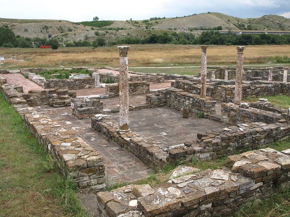 Stobi, Perto de Gradsko