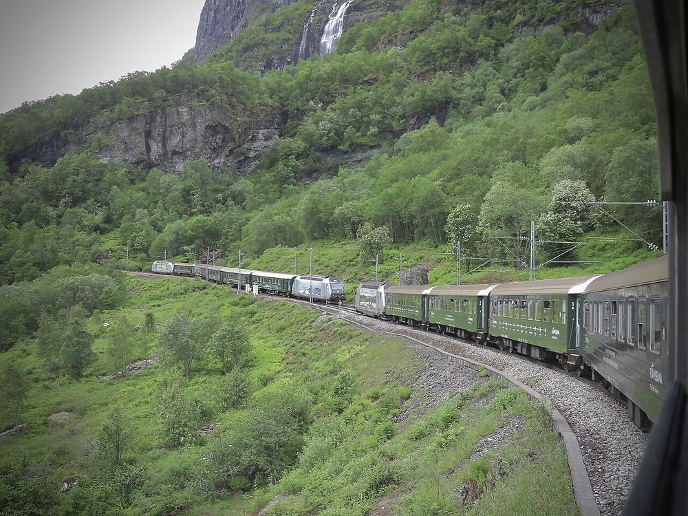 La Ferrovia di Flåm, Da Myrdal a Flåm