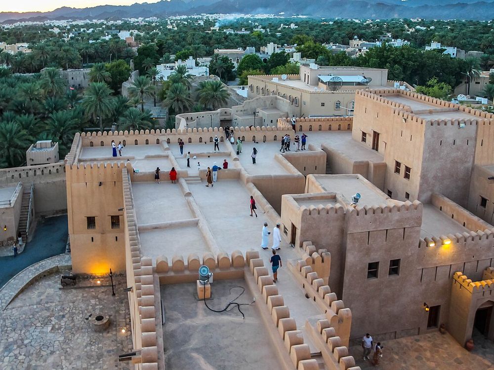 El fuerte de Nizwa, Nizwa