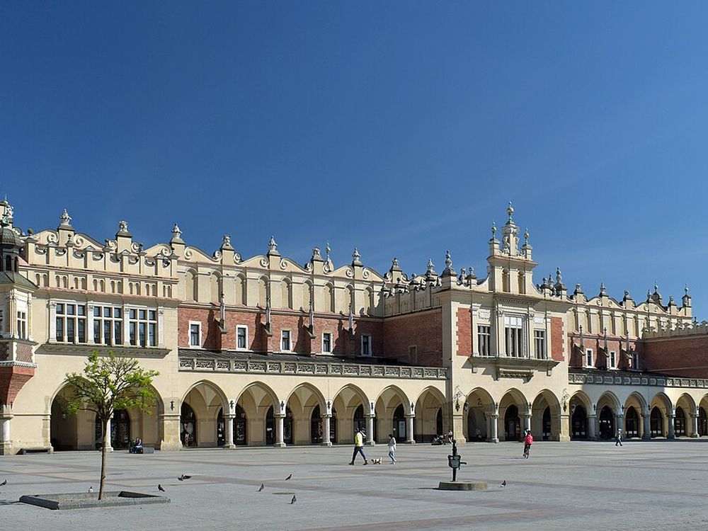 La Plaza del Mercado y la Lonja de los Paños, Cracovia