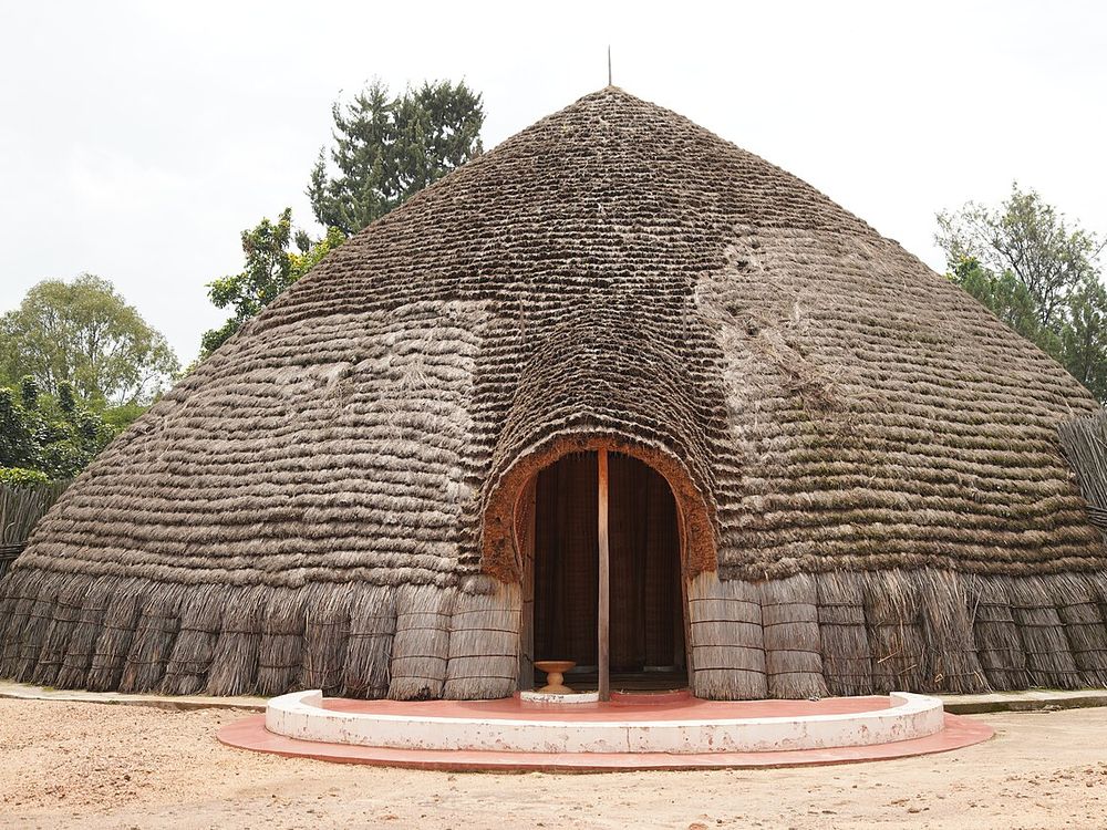 El Museo del Palacio del Rey, Nyanza, sur de Ruanda