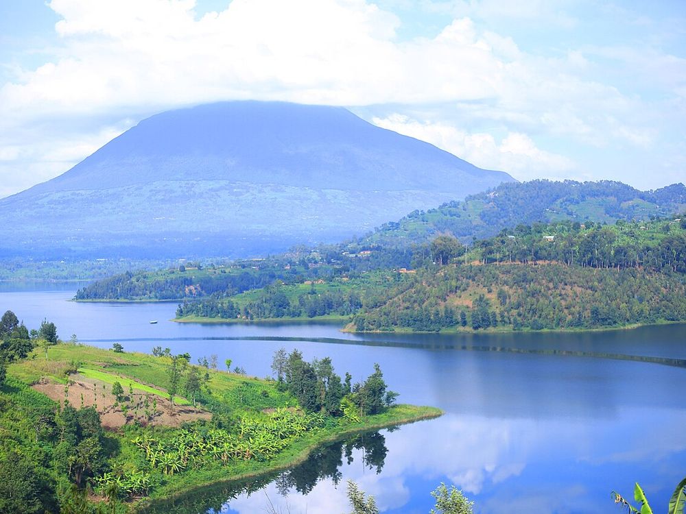 El lago Ruhondo, Cerca de Musanze