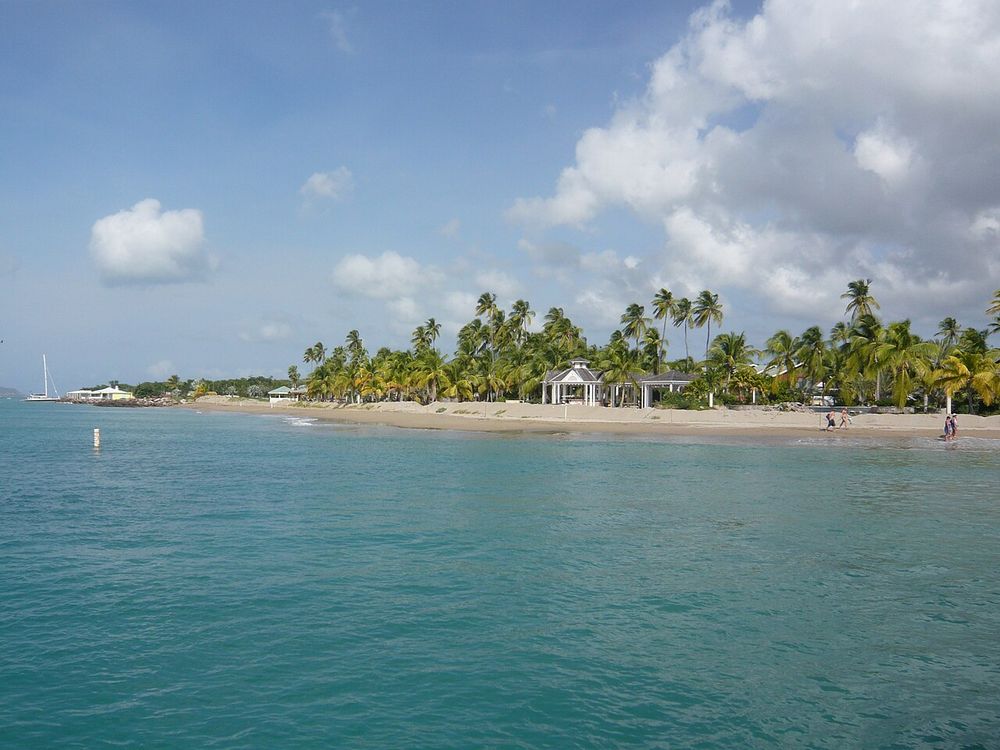 Pinney's Beach, A nord di Charlestown, Nevis