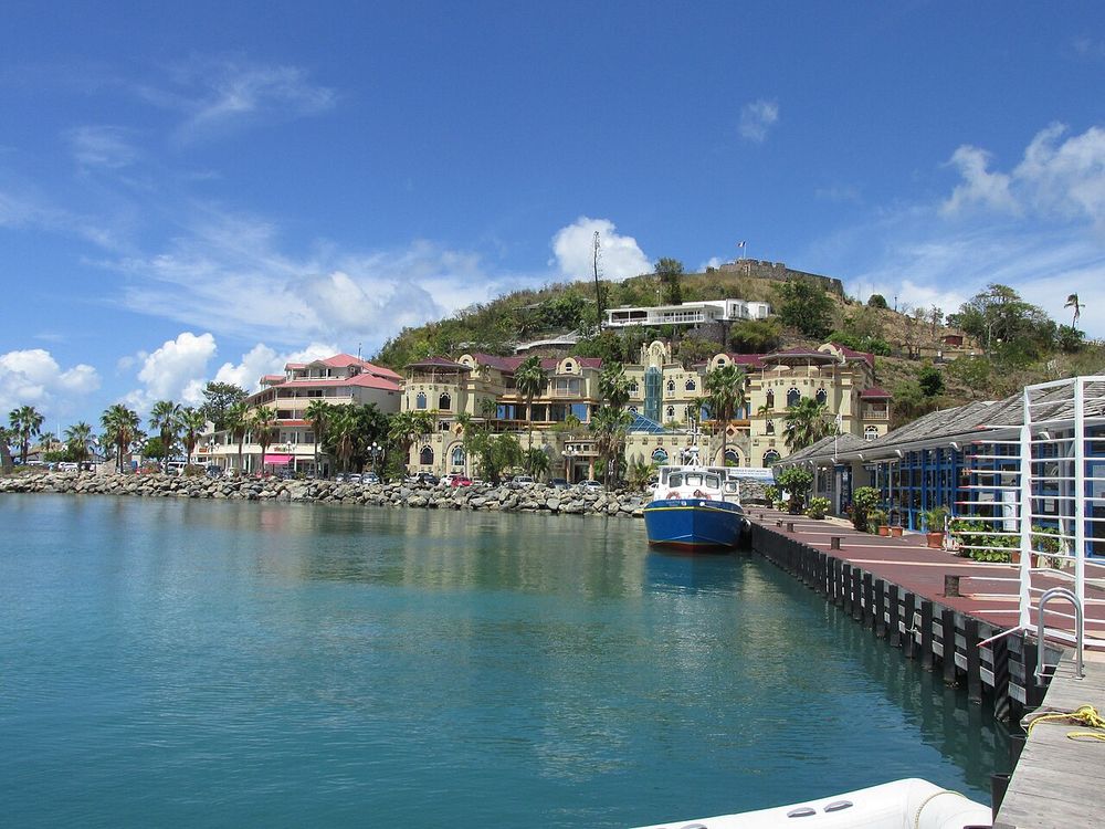 Il lungomare di Marigot, Marigot