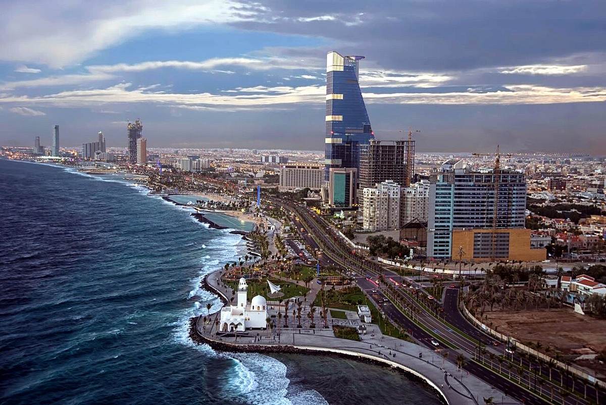 The Jeddah Corniche, Red Sea waterfront
