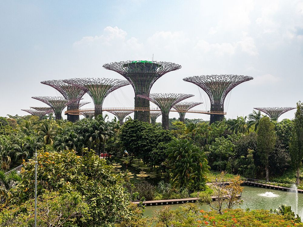 Gardens by the Bay, Beside the circuit