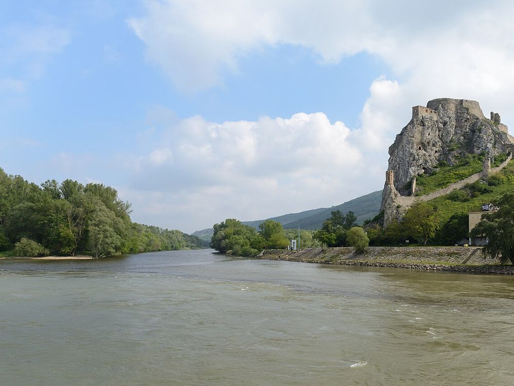 El castillo de Devín, Devín, al oeste de Bratislava