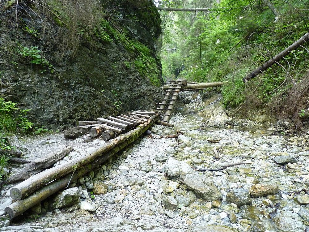 Las gargantas del Paraíso Eslovaco, Slovenský raj, cerca de Hrabušice