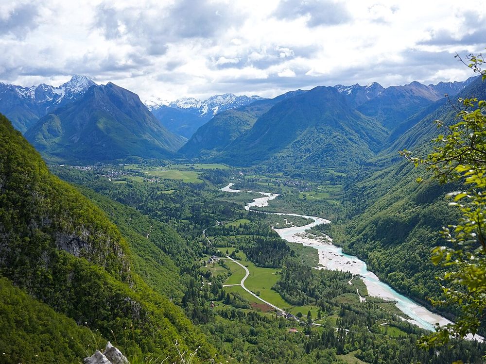 La valle dell'Isonzo, Bovec e Kobarid
