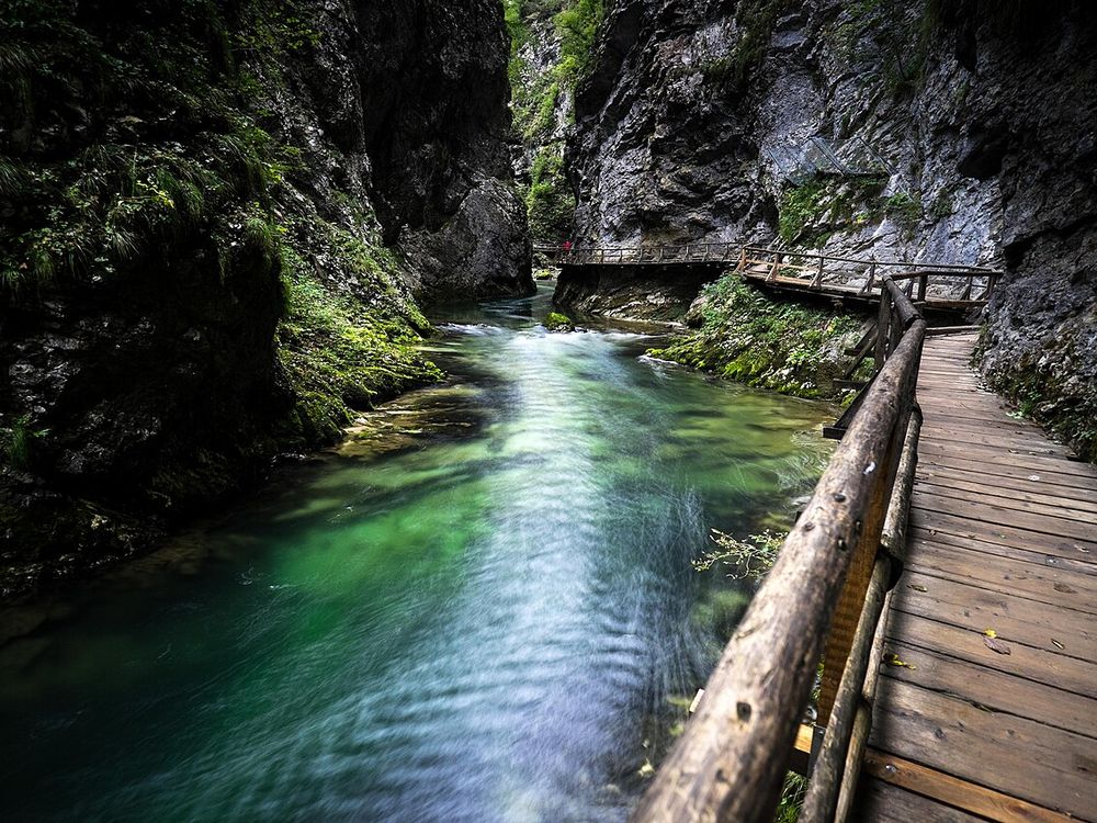 La gola di Vintgar, Vicino a Bled