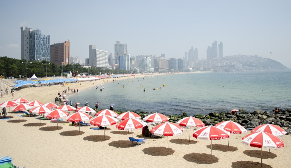 Haeundae Beach, Haeundae-gu, east Busan
