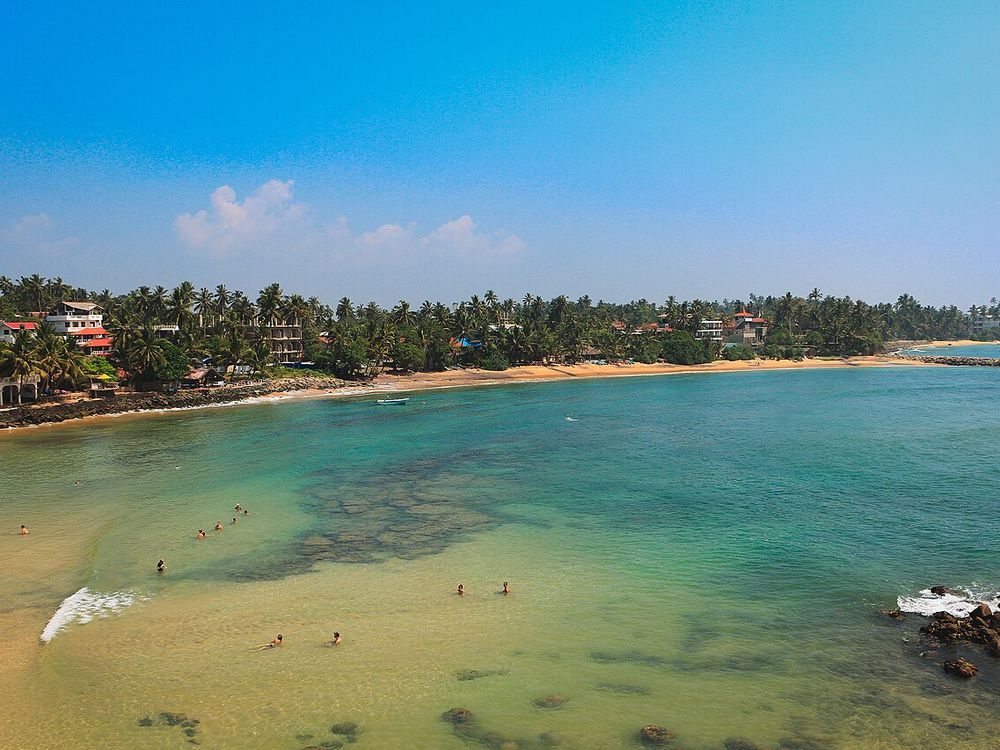 Mirissa, Costa sud