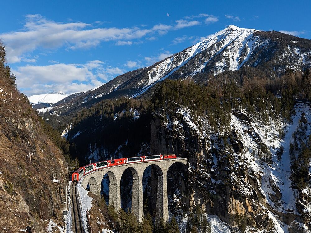 El Glacier Express, De Zermatt a St. Moritz