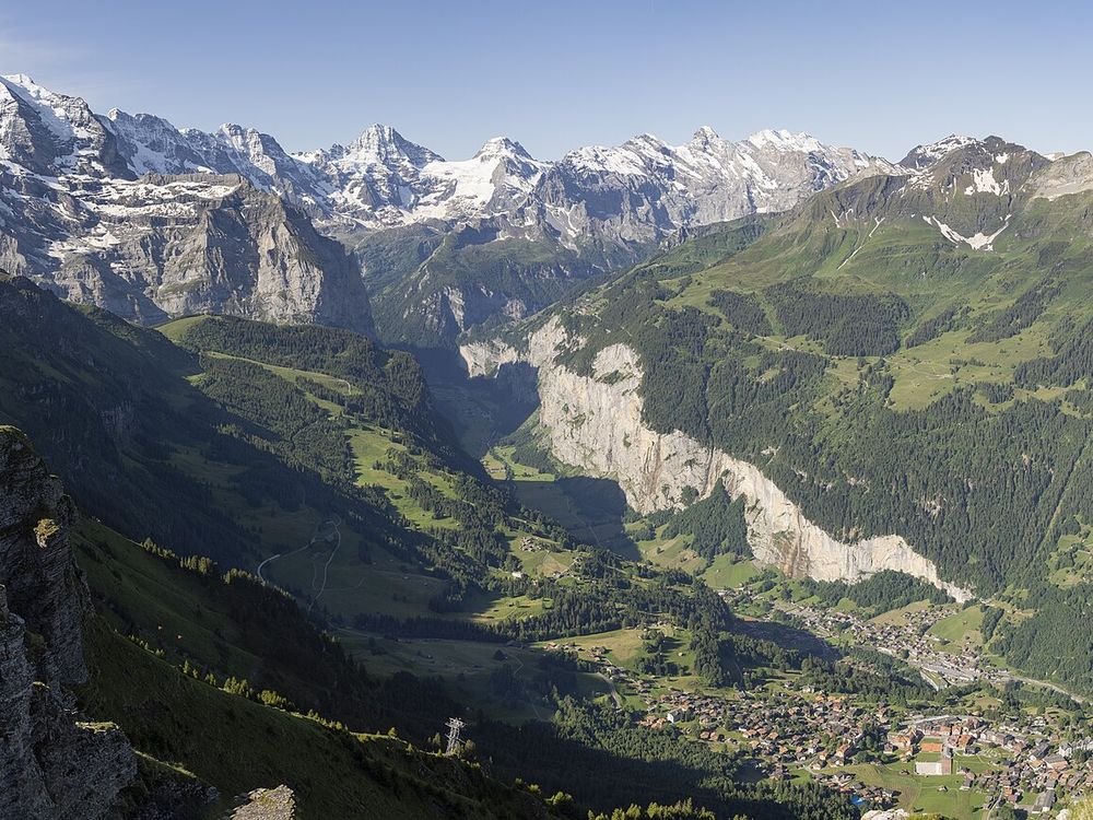 La vall de Lauterbrunnen, Oberland Bernès