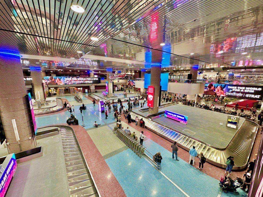 Baggage claim carousels at Harry Reid International Airport, Las Vegas