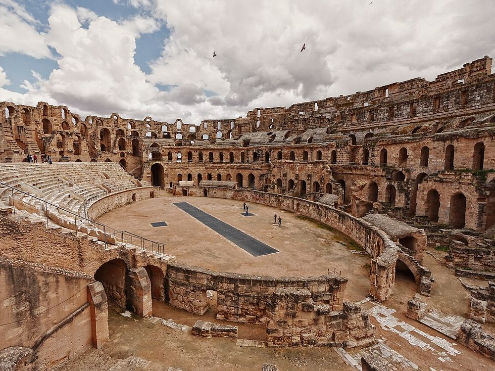 El anfiteatro de El Jem, El Jem