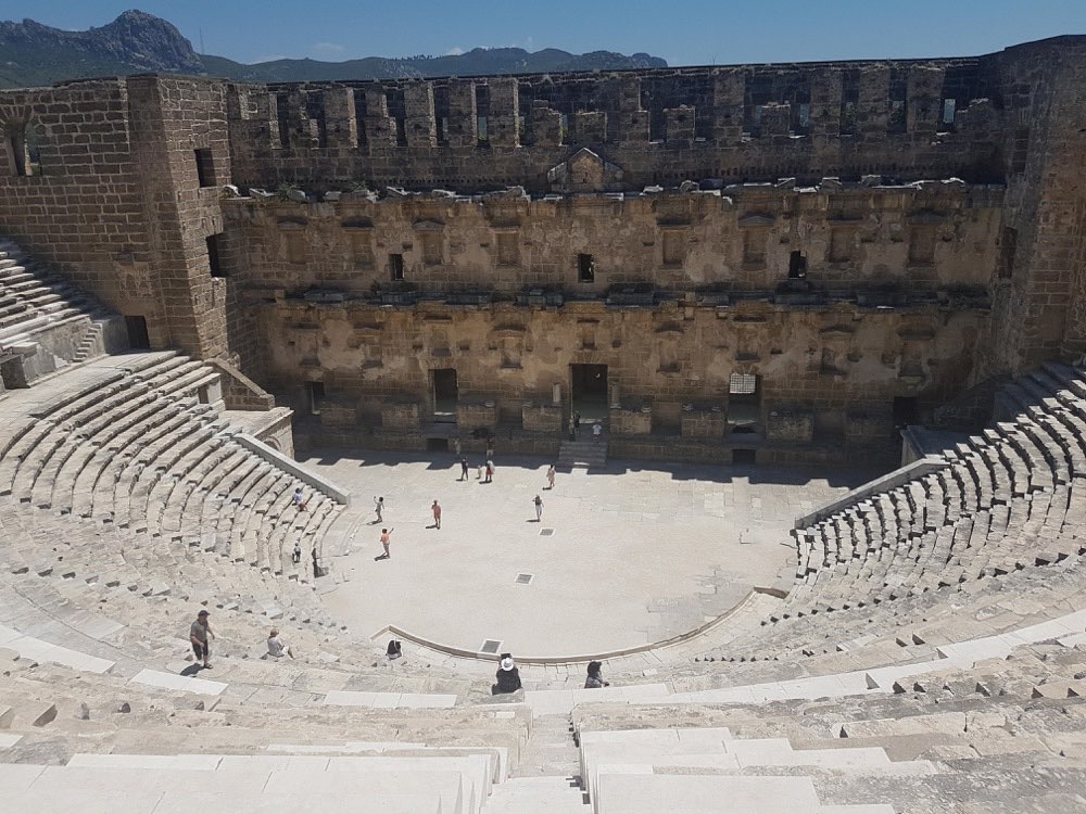 The theatre at Aspendos, Near Serik, east of the city
