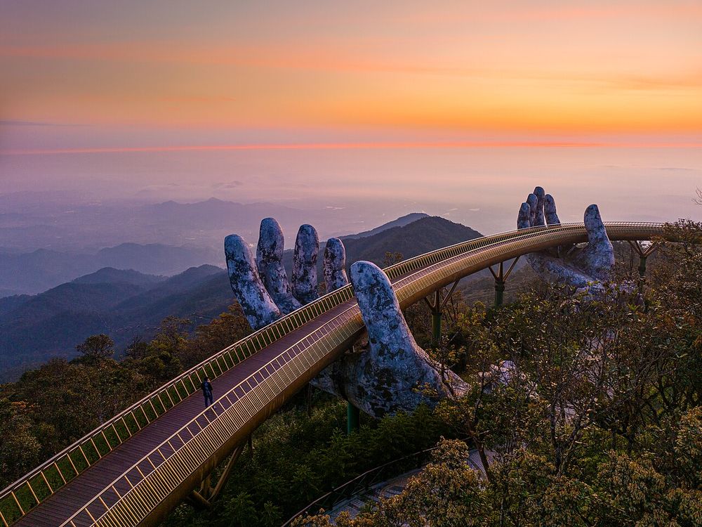 Den gyldne bro, Ba Na-bjergene, Da Nang